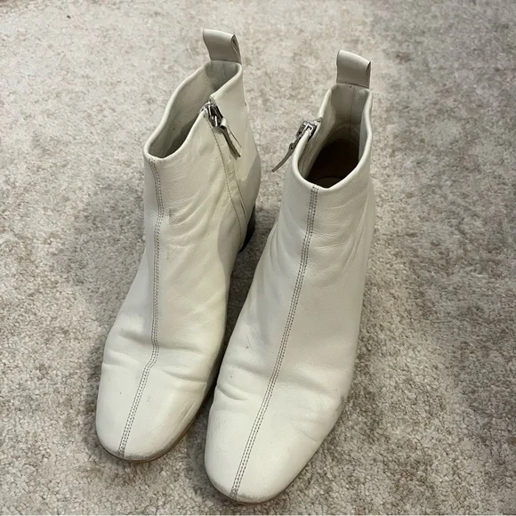 Everlane The Italian Leather Day Boot Bone Size 7 - Picture 7 of 14